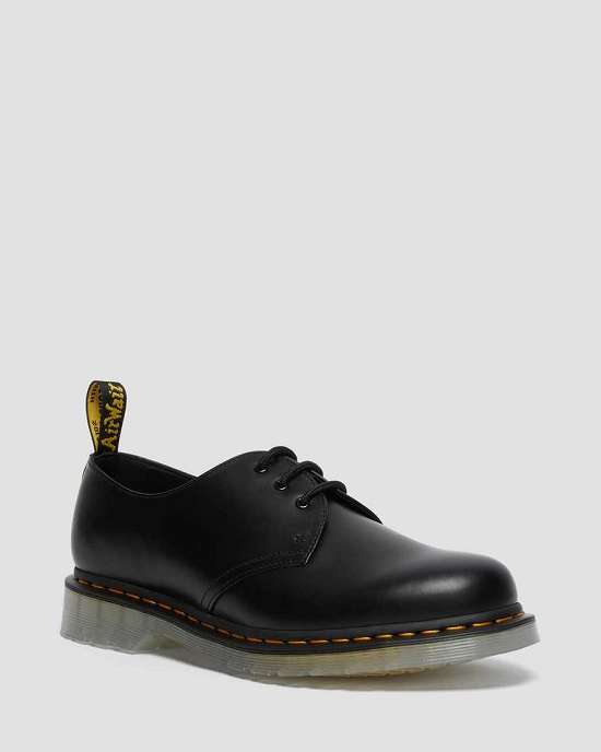Zapatos Negros Dr. Martens 1461 Iced Smooth Mujer Negros MX-80679